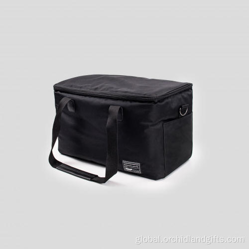 Black Large Capacity Cooler Bag